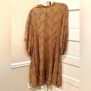 Old Navy long sleeve leopard print maxi dress - size L